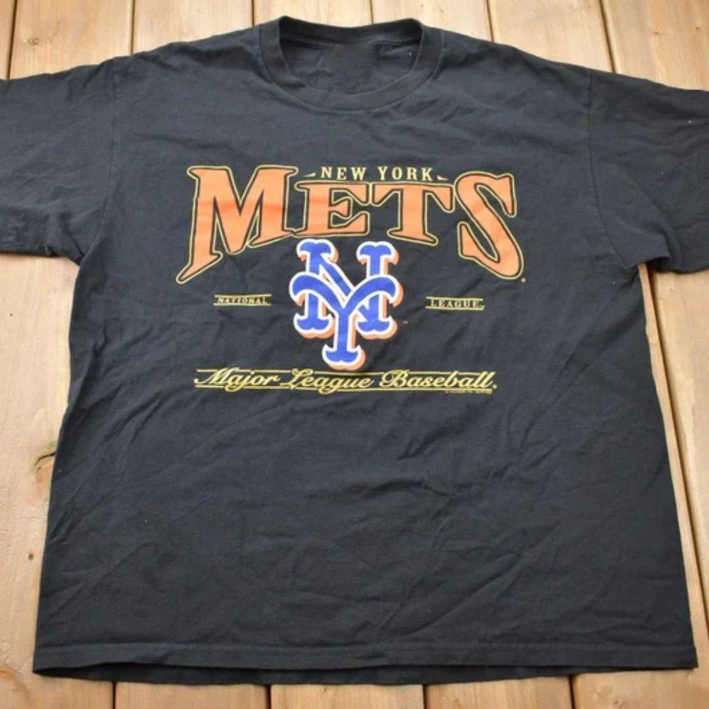 2000 New York Mets Mlb Graphic Shirt Mlb Baseball Y2K Streetwear Sport